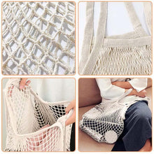 Laden Sie das Bild in den Galerie-Viewer, Praktische Einkaufsnetztasche