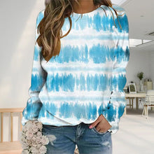 Laden Sie das Bild in den Galerie-Viewer, Langarm bedrucktes T-Shirt