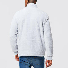 Laden Sie das Bild in den Galerie-Viewer, Langarm-Sweatshirt aus Plüsch für Herren