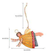 Laden Sie das Bild in den Galerie-Viewer, Weihnachtskreativer Gemalter Engelsdekorationsanhänger