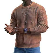 Laden Sie das Bild in den Galerie-Viewer, Langärmliger Pullover mit Rundhalsausschnitt