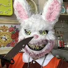 Laden Sie das Bild in den Galerie-Viewer, Halloween blutige gruselige Plüschmaske