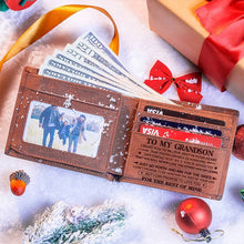 Laden Sie das Bild in den Galerie-Viewer, Geldbörse mit Laserbeschriftung aus PU