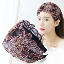 Laden Sie das Bild in den Galerie-Viewer, Besticktes Spitzen-Stirnband