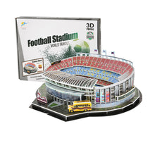 Laden Sie das Bild in den Galerie-Viewer, 3D dreidimensionales Fußballfeld-Puzzle