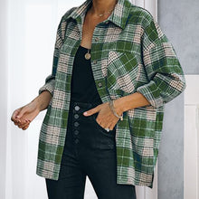 Laden Sie das Bild in den Galerie-Viewer, Tweed Karierte Jacke