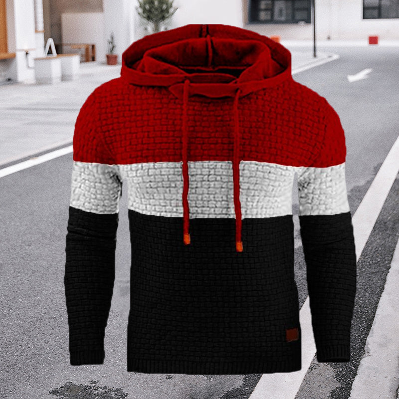 Langärmliger Sportlicher Kapuzenpullover