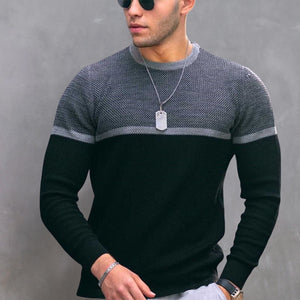 Lässiger Pullover mit Rundhalsausschnitt