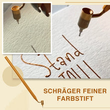 Laden Sie das Bild in den Galerie-Viewer, Schräger Farbstift mit feinen Linien