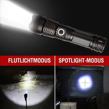 Laden Sie das Bild in den Galerie-Viewer, Superhelle und wasserdichte Militär-Taschenlampe mit Zoom