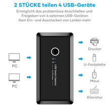 Laden Sie das Bild in den Galerie-Viewer, USB Splitter mit 4 Anschlüssen