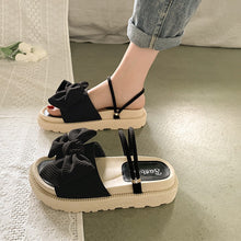 Laden Sie das Bild in den Galerie-Viewer, Sommerliche vielseitige modische Sandalen mit Schleife