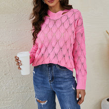 Laden Sie das Bild in den Galerie-Viewer, Modischer Pullover mit Ausschnitten