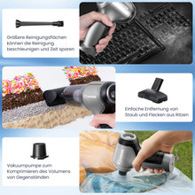 Laden Sie das Bild in den Galerie-Viewer, 3-in-1 Verbesserter Kabelloser Mini-Handstaubsauger
