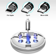 Laden Sie das Bild in den Galerie-Viewer, Magnetisches 3-in-1-Ladekabel