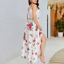 Laden Sie das Bild in den Galerie-Viewer, Bedrucktes sexy Trägerkleid für Damen