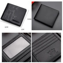 Laden Sie das Bild in den Galerie-Viewer, Herr Einfache Geldbörse aus weichem Leder