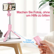 Laden Sie das Bild in den Galerie-Viewer, Selfie-Stick mit LED-Aufhelllicht