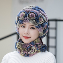 Laden Sie das Bild in den Galerie-Viewer, Rex-Kaninchenfellmütze