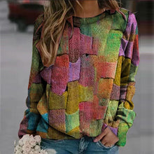 Laden Sie das Bild in den Galerie-Viewer, Bedrucktes lockeres Kapuzen-Sweatshirt