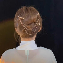 Laden Sie das Bild in den Galerie-Viewer, Elegante Doppelhaarnadel mit Quasten