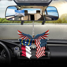 Laden Sie das Bild in den Galerie-Viewer, Adlerflagge Hängendes Ornament für Auto