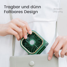 Laden Sie das Bild in den Galerie-Viewer, Faltbarer kleiner Schreibtischventilator
