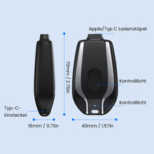 Laden Sie das Bild in den Galerie-Viewer, Mini Tragbare Powerbank Ladegeräte Aufladen