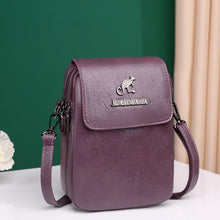 Laden Sie das Bild in den Galerie-Viewer, Neue modische doppellagige Umhängetasche aus weichem Leder