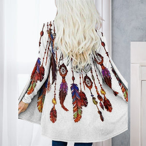 Modischer Bedruckter Trenchcoat