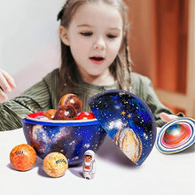 Laden Sie das Bild in den Galerie-Viewer, Hölzernes Sonnensystem - Kosmos Lernspiel Spielzeug