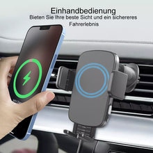 Laden Sie das Bild in den Galerie-Viewer, Kabelloser Autotelefonhalter mit Ladefunktion