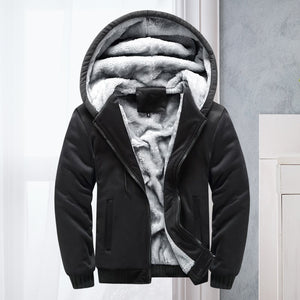 Kapuzenjacke aus Fleece mit Reißverschluss