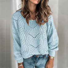 Laden Sie das Bild in den Galerie-Viewer, Weicher Pullover mit Rundhalsausschnitt
