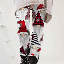 Laden Sie das Bild in den Galerie-Viewer, Weihnachtsgamaschen mit Weihnachtsmann-Druck