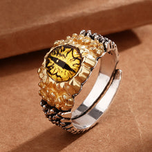 Laden Sie das Bild in den Galerie-Viewer, Modischer Thailändischer Silberner Teufelsaugenring