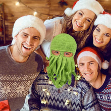 Laden Sie das Bild in den Galerie-Viewer, Handgemachte Oktopus-Wollmütze