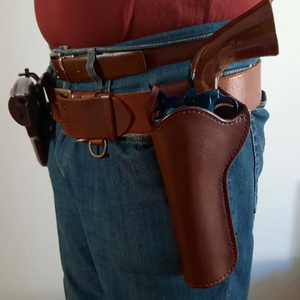 Retro Leder Holster Gürteltasche mit Gürtelschlaufe