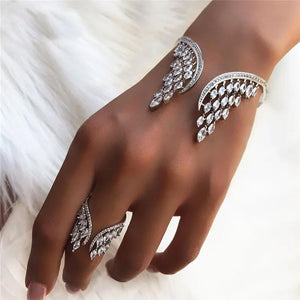 Engelsflügel Armband und Ring
