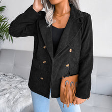 Laden Sie das Bild in den Galerie-Viewer, Herbst Damen-Blazer Aus Cord