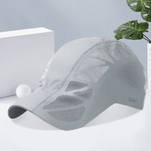 Laden Sie das Bild in den Galerie-Viewer, Dünne atmungsaktive schnell trocknende Sonnenschutzkappe