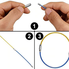 Laden Sie das Bild in den Galerie-Viewer, Kreatives farbiges Stahldrahtschloss