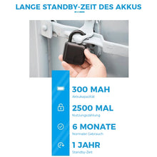 Laden Sie das Bild in den Galerie-Viewer, Intelligentes biometrisches Bluetooth-Fingerabdruck-Vorhängeschloss