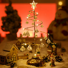 Laden Sie das Bild in den Galerie-Viewer, Weihnachten LED Kristall Tischlampe