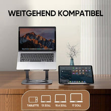 Laden Sie das Bild in den Galerie-Viewer, Drehbare Laptophalterung aus Aluminiumlegierung