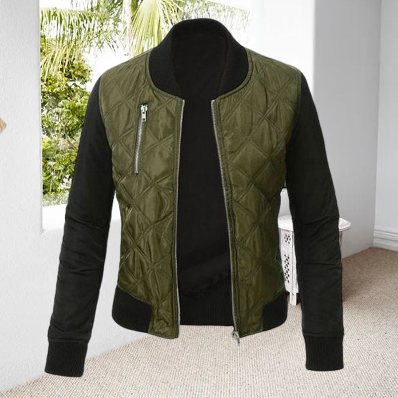 Stylische Jacke mit Reißverschluss