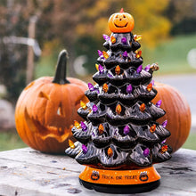 Laden Sie das Bild in den Galerie-Viewer, Glühender Weihnachtsbaum mit Halloween-Thema