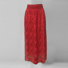 Laden Sie das Bild in den Galerie-Viewer, Einfarbiger Eleganter Spitzenrock