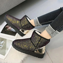 Laden Sie das Bild in den Galerie-Viewer, Pailletten-Schneestiefel für Damen