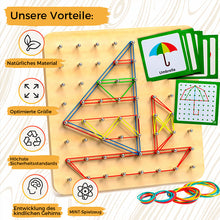 Laden Sie das Bild in den Galerie-Viewer, Kreatives Geobrett aus Holz
